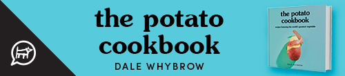 Image. Advertisement: The Potato Cookbook by Dale Whybrow