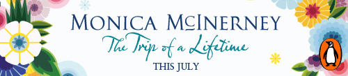 Image. Advertisement: Monica McInerney: The Trip of a Lifetime