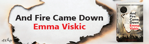 Image. Advertisement: And Fire Came Down. Emma Viskic.