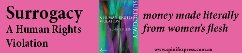 Image. Advertisement: Surrogacy: A Human Rights Violation