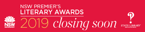 Image. Advertisement: NSW Premier's Literary Awards 2019 closing soon