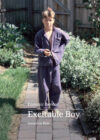 Book cover image for Excitable Boy by Dominic Gordon, featuring a photograph of a boy standing on a garden path with a cigarette in hand