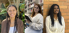 A combined image of the 2023 Open Book interns, featuring Enchinea Close-Brown, Isabelle Webb, and Keerthana Ravindran