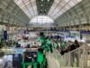 A long-shot image of the crowd at the London Book Fair