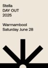 Stella Day Out Warrnambool logo in tan and black