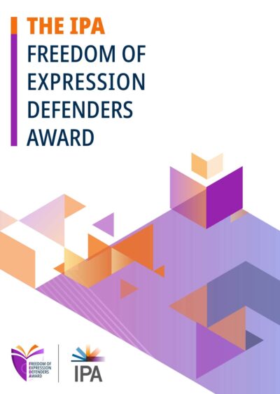 Cover of IPA defender's award brochure