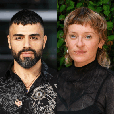 A photo George Haddad and and a photot of Sarah Walker.