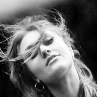 Black and white photo of Monique Ivankovič Marani.