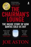 Cover of The Chairman’s Lounge by Joe Aston, with view through aircraft window.