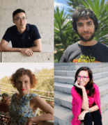 An image of author headshots. Included are Siang Lu, John Morrisey, Fiona Wright and Anita Heiss.