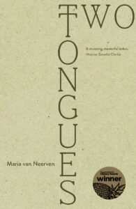 The cover of "Two Tongues" by Maria van Neerven.