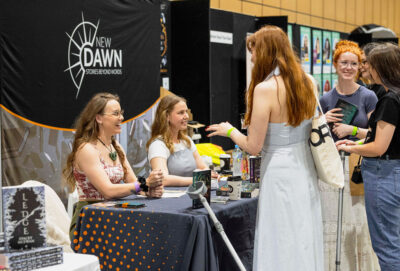 Stall at Book Fair Australia.