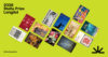Covers of the Stella Prize longlist titles on a green background