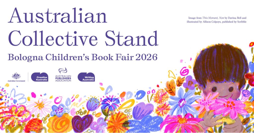 Australian Collective Stand Bologna Children's Book Fair 2026 banner