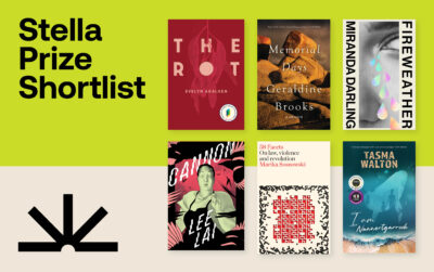 The covers of the six books shortlisted for the Stella Prize