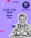 Photograph of Mem Fox with ABIA 2026 logo