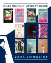 A graphic image including the covers of the titles longlisted for the 2026 Miles Franklin Literary Award
