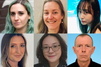 Top L-R: Harriet Hirshman, Guo Ge and Esther Hendriks. Bottom L-R: Laura White, Juliana Tan and Jérôme Pescheux.