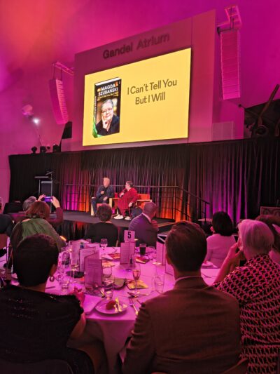Picture of Magda Szubanski and Michael Heyward on a stage