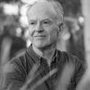 Black and white photograph of Mark McKenna