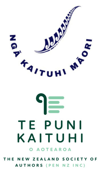 Ngā Kaituhi Māori and NZSA logos
