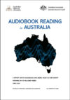 Cover of Audiobook Reading in Australia report