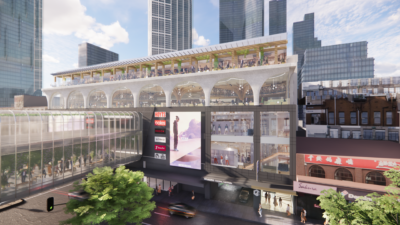 Melbourne Central Development_Lonsdale aerial