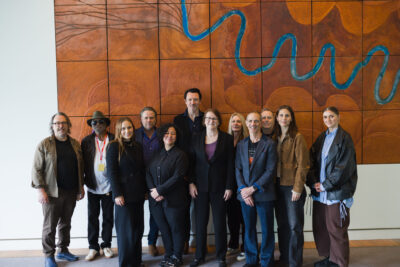 Artists, authors, creators and creative industry leaders at Parliament House. Credit: Shoelace Creative.