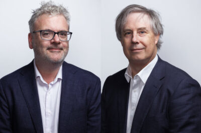 Photos of James Massola and Shane Wright